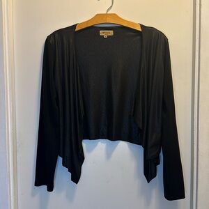 Black crop jacket